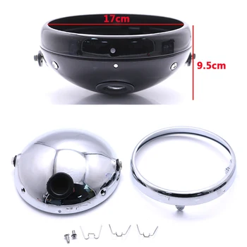 7 Inch Motorcycle Lighthouse for Headlight Retro Black Motorbike Headlamp Cover 7" Motor Scooter Vintage Head Lamp Light Covers
7 Inch Motorcycle Lighthouse for Headlight Retro Black Motorbike Headlamp Cover 7" Motor Scooter Vintage Head Lamp Light Covers