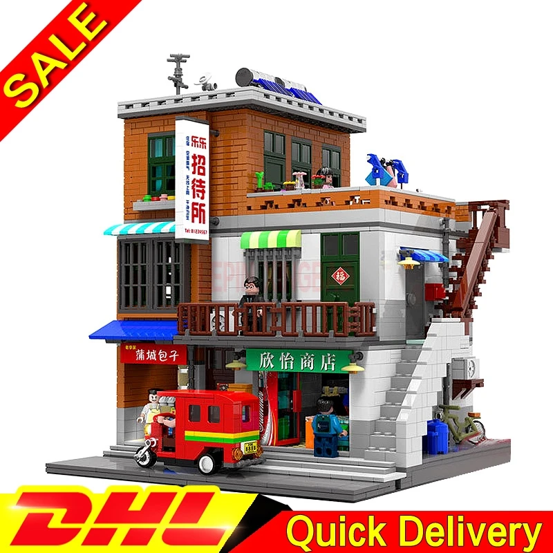 XingBao 01013 Genuine Creative MOC City Kits The Urban Village Set Building Blocks Bricks lepining Toys Model Gift Clone LP
XingBao 01013 Genuine Creative MOC City Kits The Urban Village Set Building Blocks Bricks lepining Toys Model Gift Clone LP