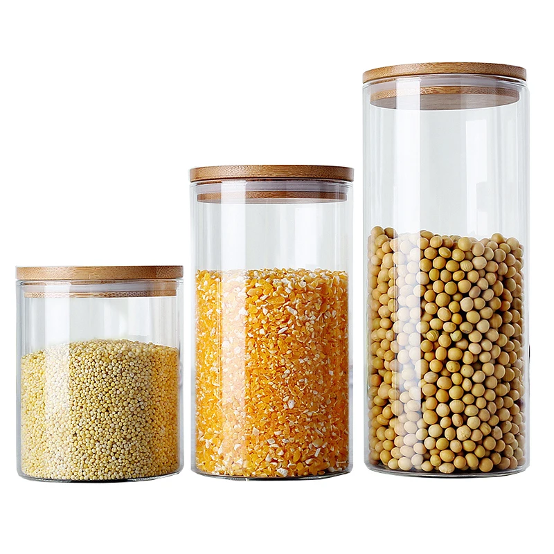 6 Size Glass Storage Bottles Food Canister For Kitchen Containers Jars Box Spice Tea Vacuum Caps Sugar Bowl Boxing Seal Lid
6 Size Glass Storage Bottles Food Canister For Kitchen Containers Jars Box Spice Tea Vacuum Caps Sugar Bowl Boxing Seal Lid