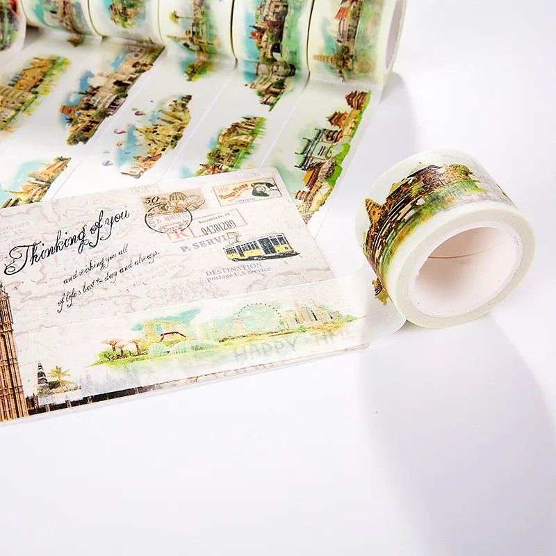 DIY Travel Serious Kawaii Stationery Tape Masking Tape For Journey Scrapbooking Diary Washi Tape for Photo Album
DIY Travel Serious Kawaii Stationery Tape Masking Tape For Journey Scrapbooking Diary Washi Tape for Photo Album