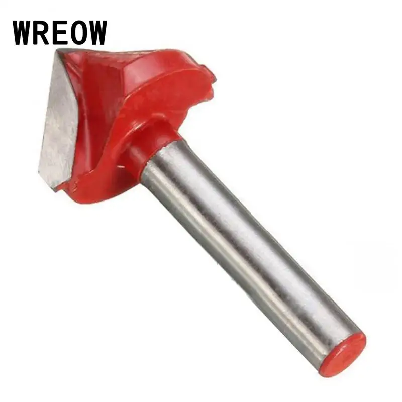 90 Degree 3D Woodworking Coated Carbide Tipped Double Edge Miter Fold V Groove Router Wood Bit Woodworking Cutter Tool 6x32mm
90 Degree 3D Woodworking Coated Carbide Tipped Double Edge Miter Fold V Groove Router Wood Bit Woodworking Cutter Tool 6x32mm