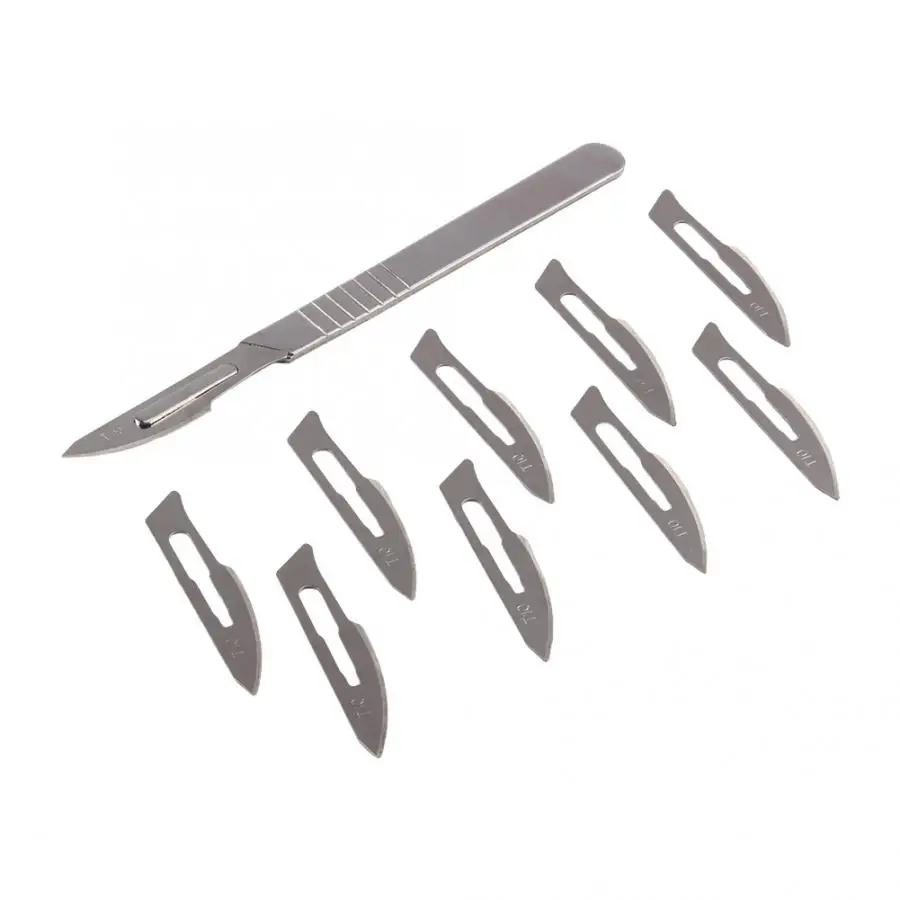 10x#23 Non-Slip Metal Carbon Steel Blades Chisel PCB Circuit Board Handle Craft Artwork Cutting DIY Carving Knife Set Repairing
10x#23 Non-Slip Metal Carbon Steel Blades Chisel PCB Circuit Board Handle Craft Artwork Cutting DIY Carving Knife Set Repairing
