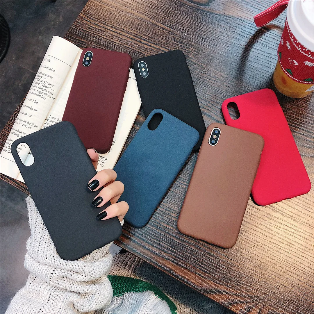 Mobile Case Ultra-Thin Sandstone Case Back Cover Soft Cover Scrub Cover For iPhone 6 6S 7 8 X-XR XS Max Plus phone case
Mobile Case Ultra-Thin Sandstone Case Back Cover Soft Cover Scrub Cover For iPhone 6 6S 7 8 X-XR XS Max Plus phone case