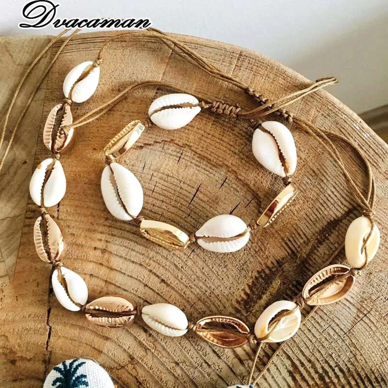 Dvacaman 2019 Boho Collares Fashion Red White Black Rope Chain Necklaces Women Vintage Handmade Shell Clavicle Necklaces Beach
Dvacaman 2019 Boho Collares Fashion Red White Black Rope Chain Necklaces Women Vintage Handmade Shell Clavicle Necklaces Beach