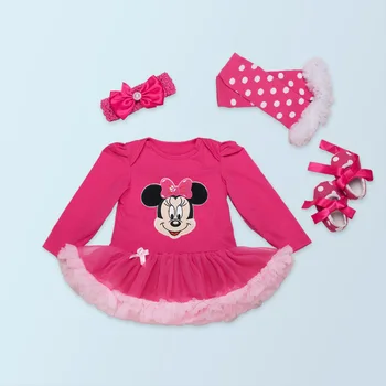 2018 New Born Gowns Baby Rompers Baby Girl's Minnie Mickey Dress Lace 4pcs sets spring Bebe Clothing Infant Clothes
2018 New Born Gowns Baby Rompers Baby Girl's Minnie Mickey Dress Lace 4pcs sets spring Bebe Clothing Infant Clothes