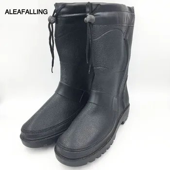 Aleafalling Plush Thickened Winter Waterproof Rainshoes Fashion PVC Platform Mid-calf Motorcycle Shoes Garden Men RainBoots M056
Aleafalling Plush Thickened Winter Waterproof Rainshoes Fashion PVC Platform Mid-calf Motorcycle Shoes Garden Men RainBoots M056