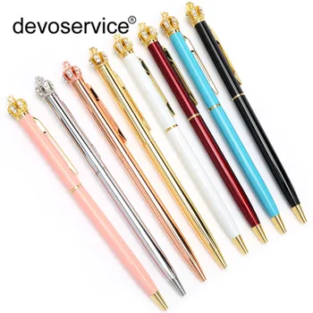 Fashion Dreamy Crown Ballpoint Pen Classic Girl Metal Pen Stationery Material Escolar Bolis Escolares Novelty Office Supplies
Fashion Dreamy Crown Ballpoint Pen Classic Girl Metal Pen Stationery Material Escolar Bolis Escolares Novelty Office Supplies