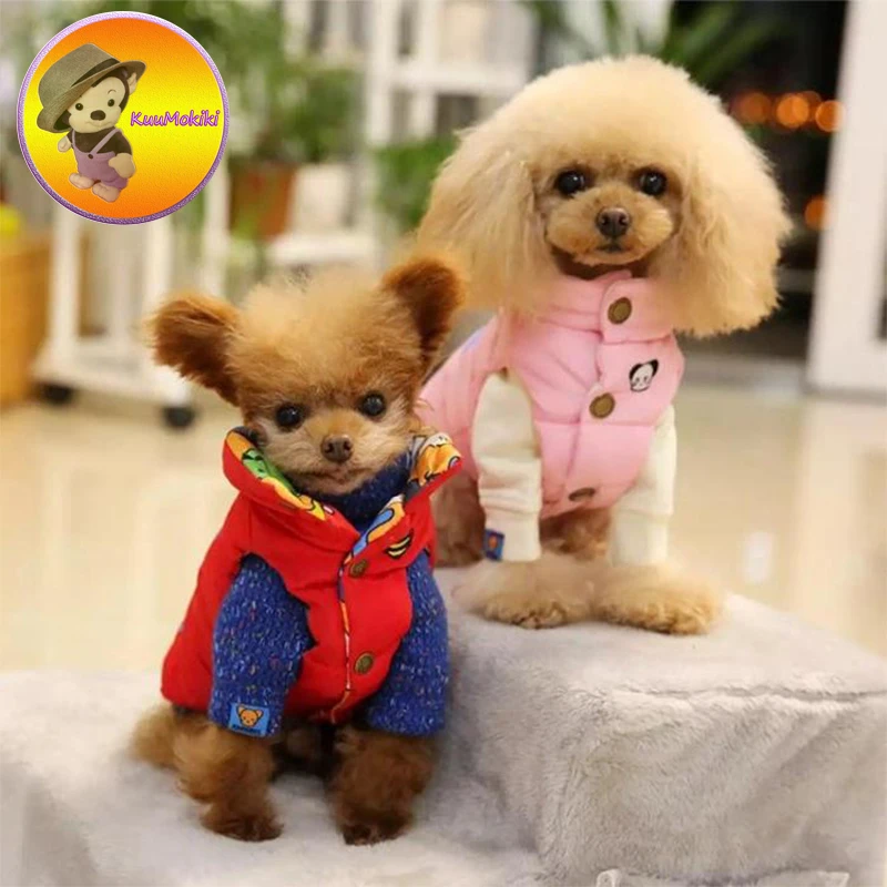Double Wearing XS-XL winter Dog Down Puppy Clothes Vestidos cotton Padded Parkas vest vests cat Pets dogs coats Jacket
Double Wearing XS-XL winter Dog Down Puppy Clothes Vestidos cotton Padded Parkas vest vests cat Pets dogs coats Jacket