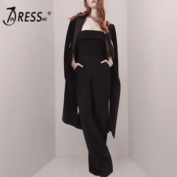 INDRESSME 2019 Fashion Strapless Sexy Business Full Length Flared Pant Jumpsuit 2 Pieces Suits Set Long Sleeve Blazer Women
INDRESSME 2019 Fashion Strapless Sexy Business Full Length Flared Pant Jumpsuit 2 Pieces Suits Set Long Sleeve Blazer Women