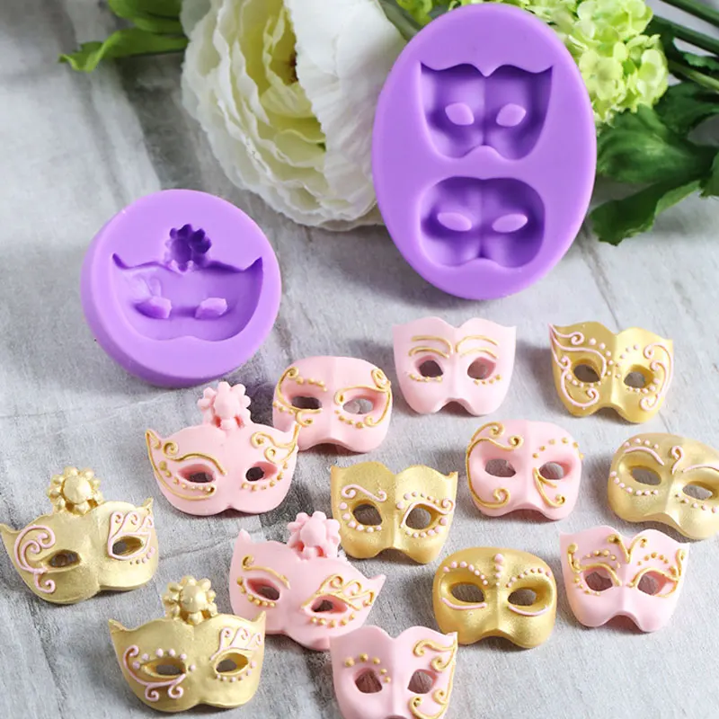 Masquerade Mask Silicone Mold Fondant Mould Cake Decorating Tools Chocolate Gumpaste Molds, Sugarcraft, Kitchen Accessories
Masquerade Mask Silicone Mold Fondant Mould Cake Decorating Tools Chocolate Gumpaste Molds, Sugarcraft, Kitchen Accessories