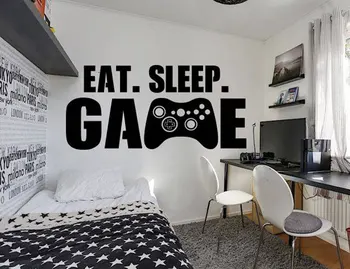 Large Size Gamer Wall Decal Eat Sleep Game Controller Video Game Wall Sticker For Kids Teen Bedroom Vinyl Wall Art Deco Z294
Large Size Gamer Wall Decal Eat Sleep Game Controller Video Game Wall Sticker For Kids Teen Bedroom Vinyl Wall Art Deco Z294