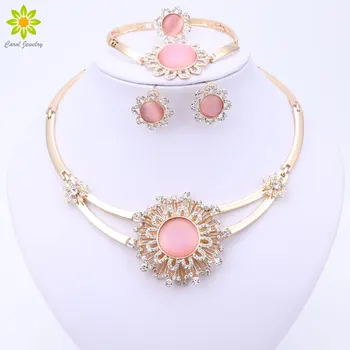 Bridal Jewelry Set Best Quality African Big Flower Gold Color Jewelry Sets Wedding Costume Jewellery African Bead Jewelry
Bridal Jewelry Set Best Quality African Big Flower Gold Color Jewelry Sets Wedding Costume Jewellery African Bead Jewelry
