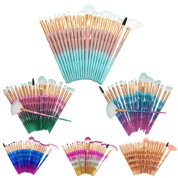 20pcs Multicolor Diamond Cosmetic Makeup Brush Set Gradient Eye Makeup Brushes Foundation Blending Eye Shadow Make Up Brushes
20pcs Multicolor Diamond Cosmetic Makeup Brush Set Gradient Eye Makeup Brushes Foundation Blending Eye Shadow Make Up Brushes