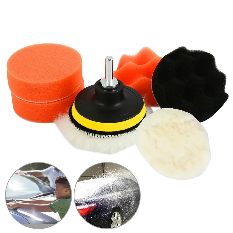 6pcs 3in Polishing Buffing Pad Kit for Auto Car Polishing Wheel Kit Buffer with Drill Adapter Car Removes Scratches
6pcs 3in Polishing Buffing Pad Kit for Auto Car Polishing Wheel Kit Buffer with Drill Adapter Car Removes Scratches