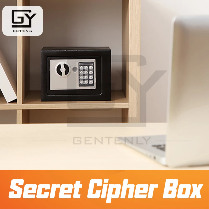 Escape room prop Secret Cipher Box escape game puzzle wireless safe box digit keypad lock knob switch real life room escape
Escape room prop Secret Cipher Box escape game puzzle wireless safe box digit keypad lock knob switch real life room escape