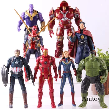 Marvel Avengers Action Figure Ant-Man Thanos Spider-Man Iron-Man Dr Strange Collection Model Toy With Light 7-8pcs/set
Marvel Avengers Action Figure Ant-Man Thanos Spider-Man Iron-Man Dr Strange Collection Model Toy With Light 7-8pcs/set