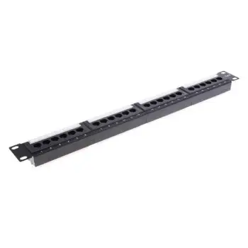 New 24Port 19inch Cat6 RJ45 T568A T568B Data Network Rack Mount Patch Panel Frame 
New 24Port 19inch Cat6 RJ45 T568A T568B Data Network Rack Mount Patch Panel Frame