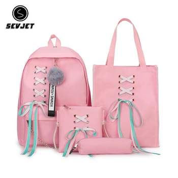2019 Girl School Bag for Teenage Solid Backpack College Wind Schoolbag Women High Student Bag Black Lace Bow Bundle Backpack
2019 Girl School Bag for Teenage Solid Backpack College Wind Schoolbag Women High Student Bag Black Lace Bow Bundle Backpack