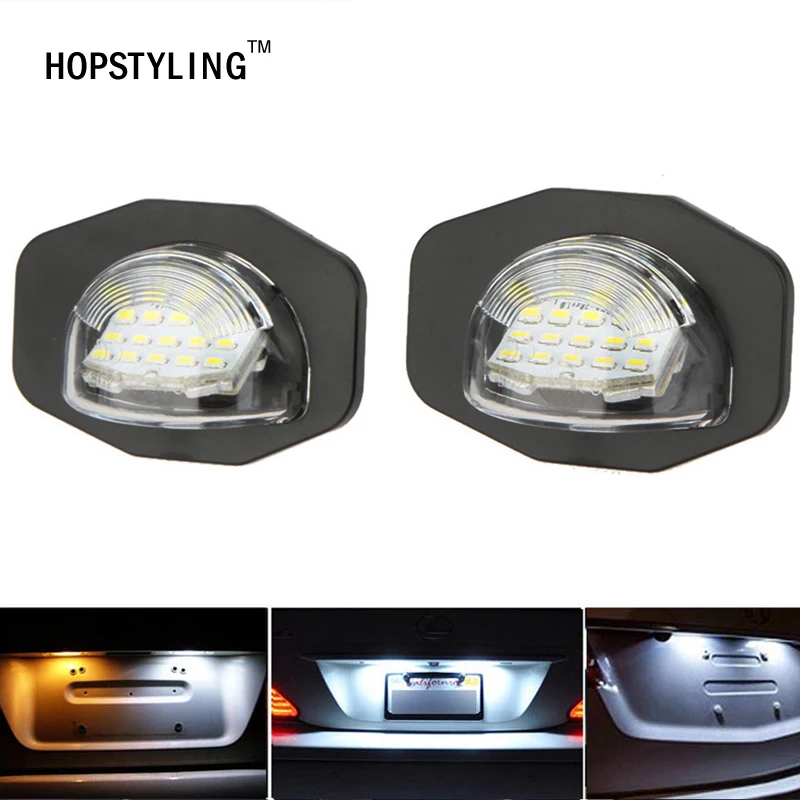 HOPSTYLING Bulb Replacment 2Pcs Super Bright LED Number License Plate Lamps Light For Toyota Alphard AURIS Corollla Wish
HOPSTYLING Bulb Replacment 2Pcs Super Bright LED Number License Plate Lamps Light For Toyota Alphard AURIS Corollla Wish