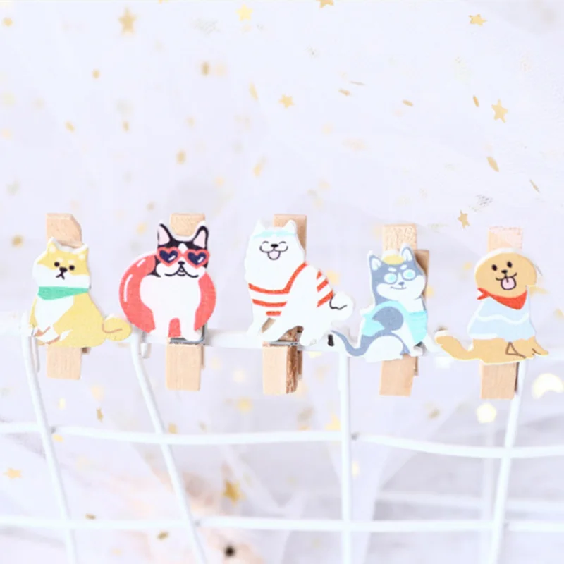 10Pcs/lots Summer Puppy Wood Clip Cartoon Photo Paper Postcard Craft DIY decoration Clips Office Binding Supplies Stationery
10Pcs/lots Summer Puppy Wood Clip Cartoon Photo Paper Postcard Craft DIY decoration Clips Office Binding Supplies Stationery