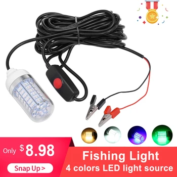 Fishing Light LED Lamp Fish Finding System Light Green / Blue / White / Warm White Pesca Carp Fish 12V 15W Underwater
Fishing Light LED Lamp Fish Finding System Light Green / Blue / White / Warm White Pesca Carp Fish 12V 15W Underwater