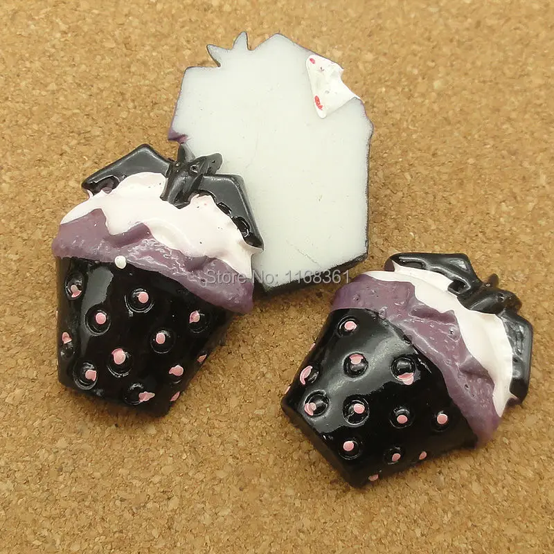 1pcs/lot resin flat back Halloween bat candy Icecream 25mm Cabochons Hair Bow Center DIY Christmas decration C119-6