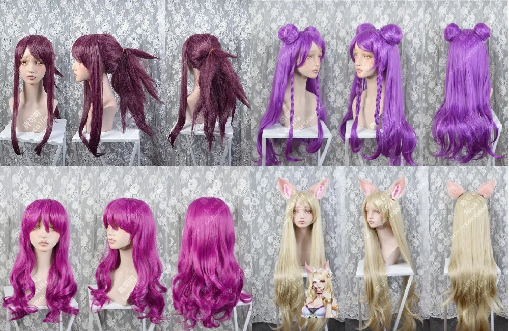 League Legends Akali Evelynn Ahri Kaisa Hair KDA New skin anime Cosplay Costume Party Wig +Free Track +Wig CAP
League Legends Akali Evelynn Ahri Kaisa Hair KDA New skin anime Cosplay Costume Party Wig +Free Track +Wig CAP