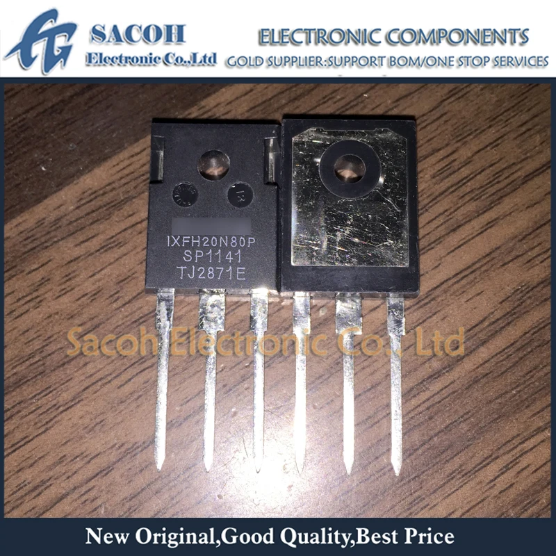 Refurbished Original 5Pcs/Lot IXFH20N80P IXFH20N80Q OR IXFH20N100P TO-247 20A 800V Single MOSFET
Refurbished Original 5Pcs/Lot IXFH20N80P IXFH20N80Q OR IXFH20N100P TO-247 20A 800V Single MOSFET