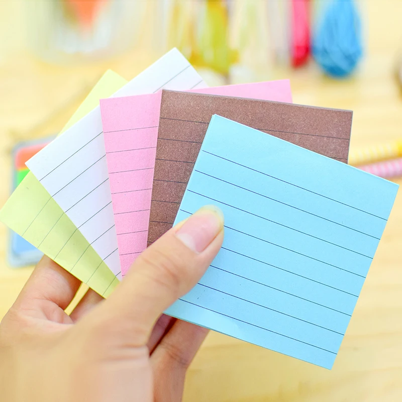 5PCS Office Stationery Sticky Notes Square Soild Color Memo Pad 60 Pages Sticker Bookmark Point It Marker Memo pad Sticker Paper
5PCS Office Stationery Sticky Notes Square Soild Color Memo Pad 60 Pages Sticker Bookmark Point It Marker Memo pad Sticker Paper