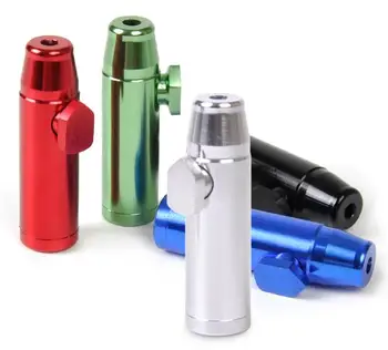 Metal Aluminum Snorter Sniffer Snuff Snorter Powder Bullet Dispenser Boxes 120pcs-free shipping
Metal Aluminum Snorter Sniffer Snuff Snorter Powder Bullet Dispenser Boxes 120pcs-free shipping