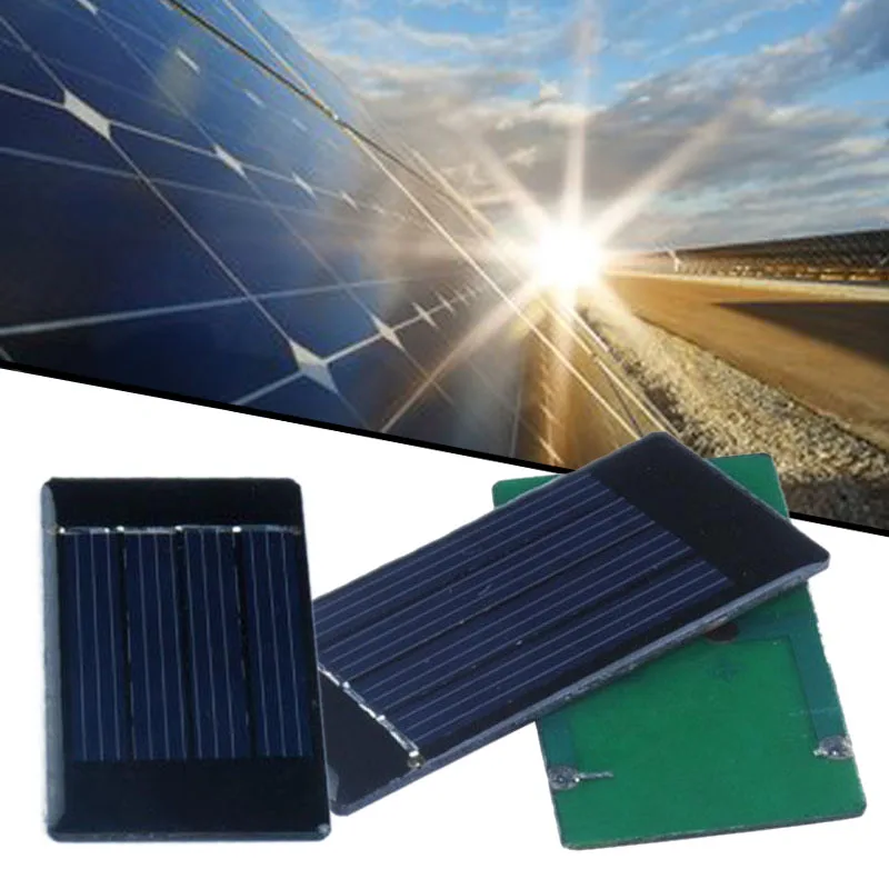 Portable Mini DIY 2V 50mA 0.3W/0.36W/0.6W Solar Panel Module Solar Power Panel for Home Outdoors Cell Phone Charger Mobile Phone
Portable Mini DIY 2V 50mA 0.3W/0.36W/0.6W Solar Panel Module Solar Power Panel for Home Outdoors Cell Phone Charger Mobile Phone