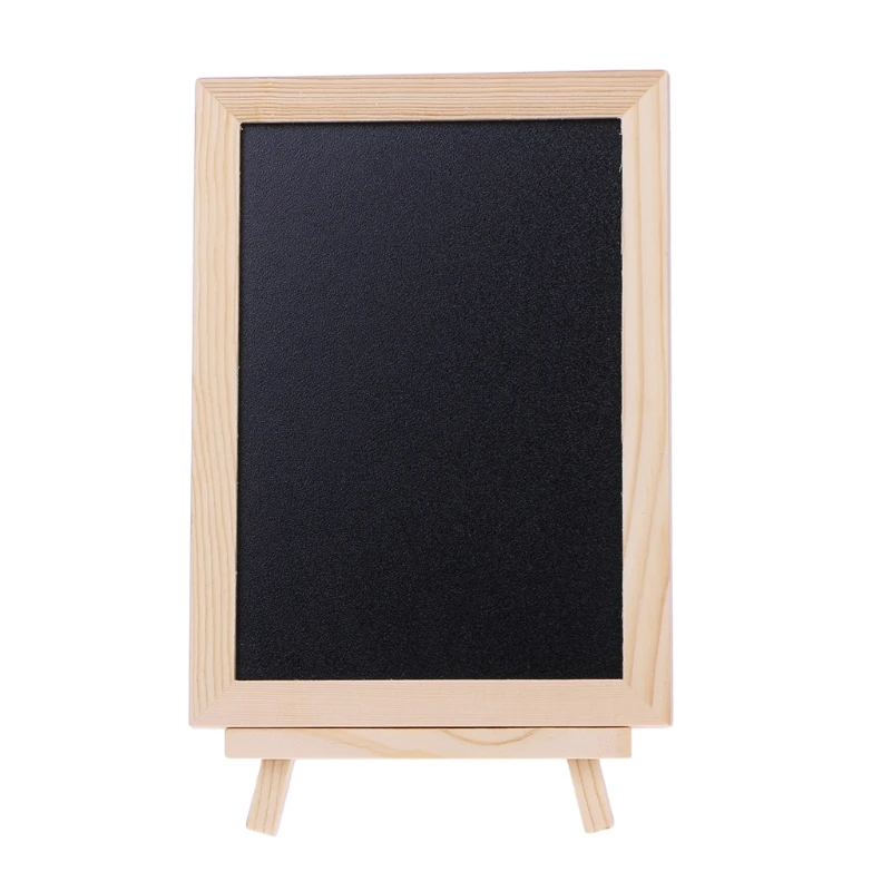 Wooden Chalk Board Table Top Blackboard Restaurant Bar Menu Memo Board