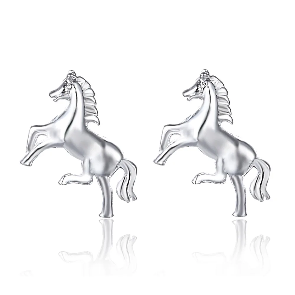 1 Pair Silver Horse Stud Earrings Cute Animal Earring Jewelry For Women Girl Ladies Party Accessories Bijouterie Gifts
1 Pair Silver Horse Stud Earrings Cute Animal Earring Jewelry For Women Girl Ladies Party Accessories Bijouterie Gifts
