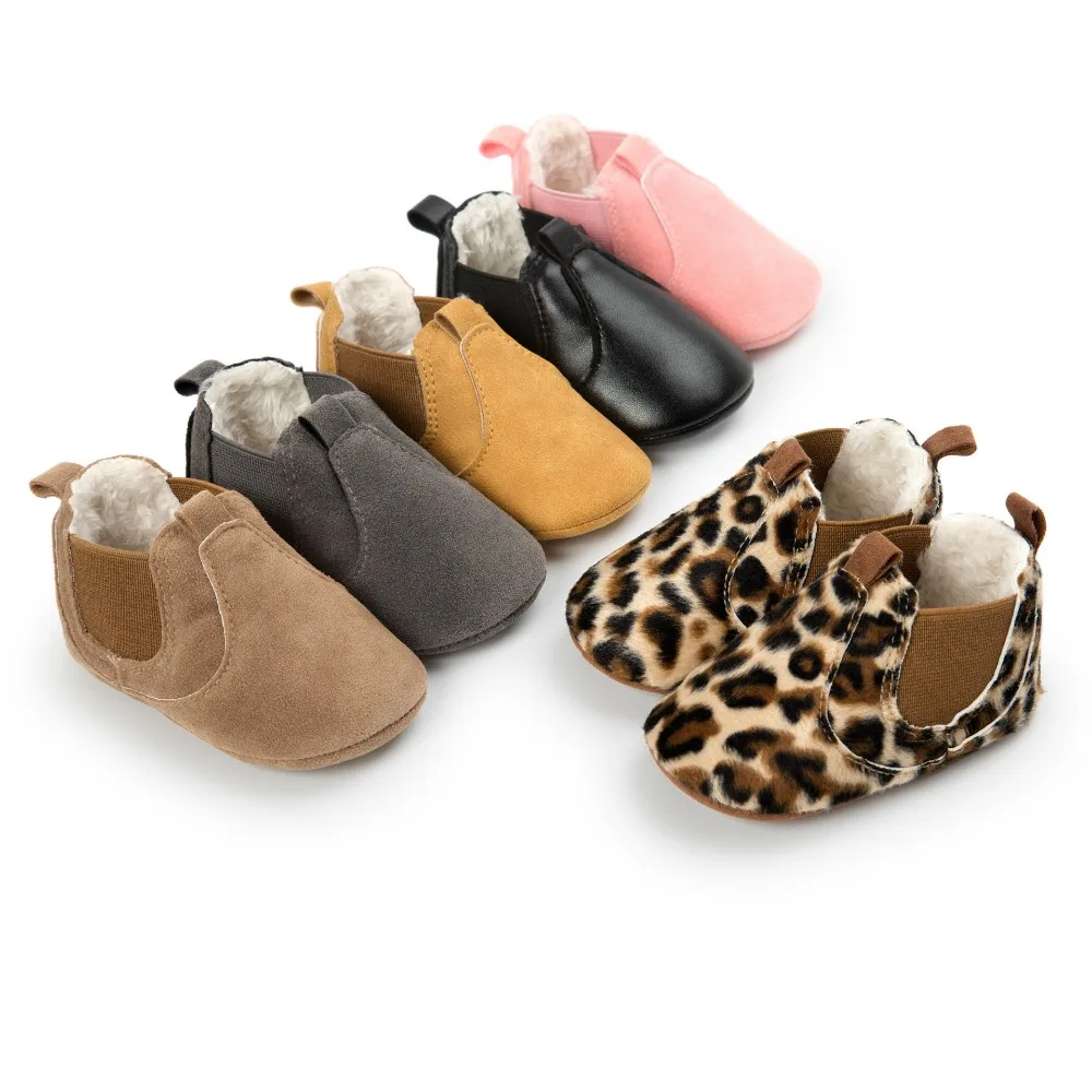 Hot sale 2017 winter Baby warm Boots First walkers with fur Rubber soled Pu leather Baby Leopard shoes 0-18 M
Hot sale 2017 winter Baby warm Boots First walkers with fur Rubber soled Pu leather Baby Leopard shoes 0-18 M
