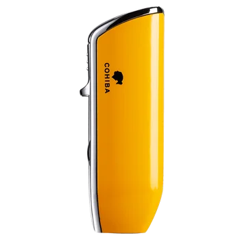 COHIBA Metal Windproof Mini Pocket Cigar Lighter 3 Jet Blue Flame Torch Cigarette Lighters With Cigar Punch Gift Box CB-0307
COHIBA Metal Windproof Mini Pocket Cigar Lighter 3 Jet Blue Flame Torch Cigarette Lighters With Cigar Punch Gift Box CB-0307