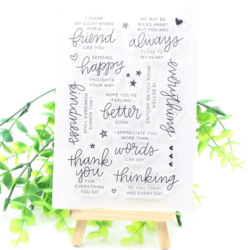 Phrase Transparent Clear Silicone Stamps for DIY Scrapbooking/Card Making/Kids Christmas Fun Decoration Supplies 432
Phrase Transparent Clear Silicone Stamps for DIY Scrapbooking/Card Making/Kids Christmas Fun Decoration Supplies 432
