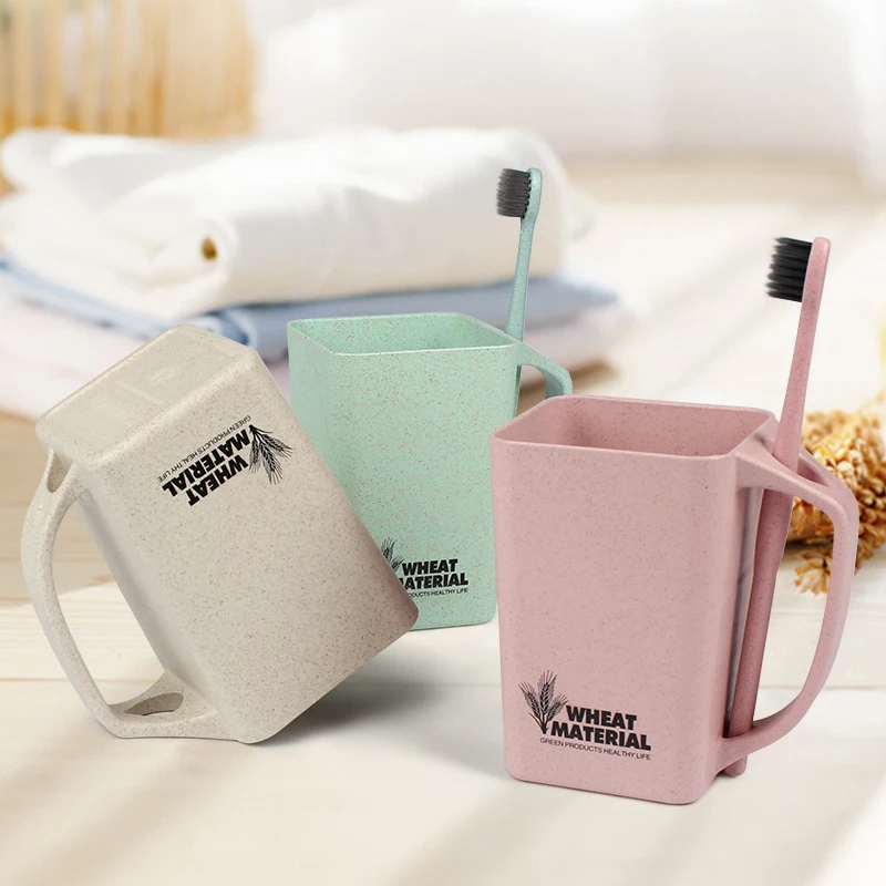 Bathroom Products Wheat stalks Bathroom Tumblers Alphabet pattern Letter Square Cup Four colors Plastic Tooth cup Nordic style
Bathroom Products Wheat stalks Bathroom Tumblers Alphabet pattern Letter Square Cup Four colors Plastic Tooth cup Nordic style