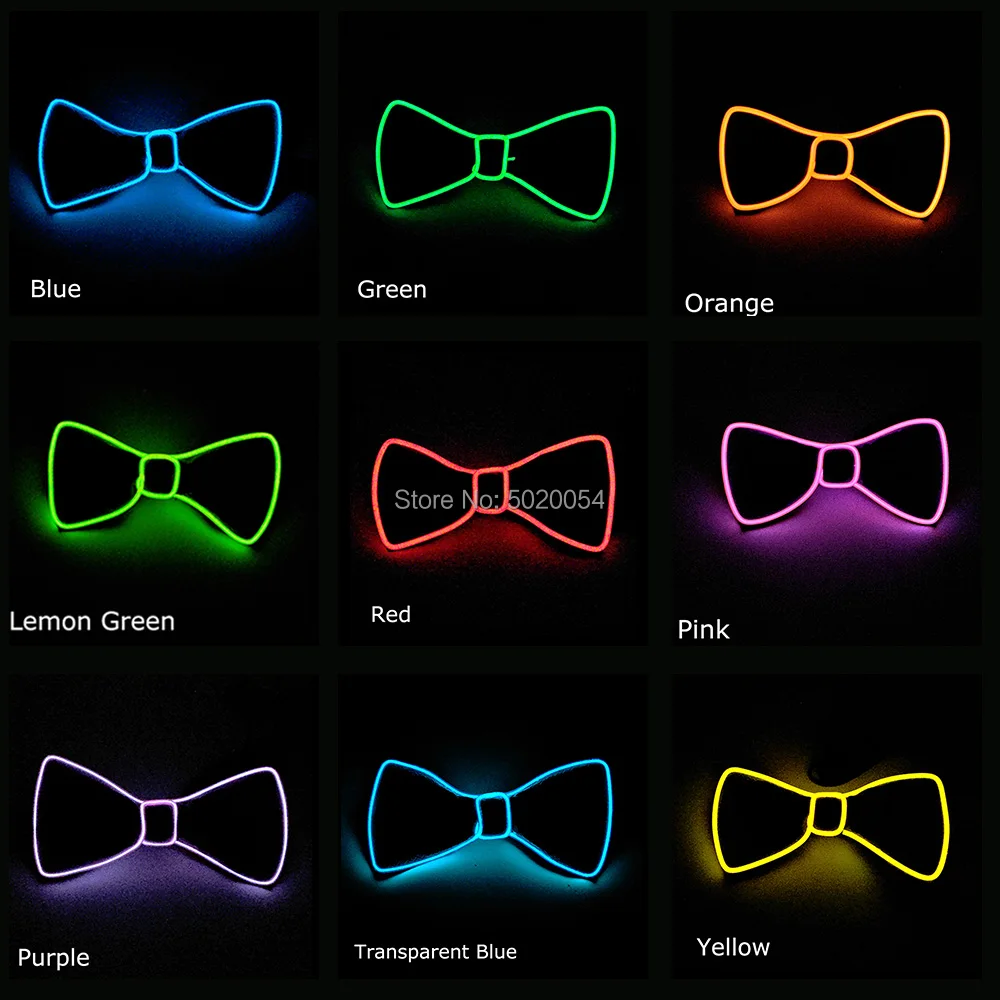 Hot selling Flashing LED Bow Tie Light Up EL Glowing Necktie Bowtie Cravat For Dance DJ Sexy Club Costumes Accessories
Hot selling Flashing LED Bow Tie Light Up EL Glowing Necktie Bowtie Cravat For Dance DJ Sexy Club Costumes Accessories