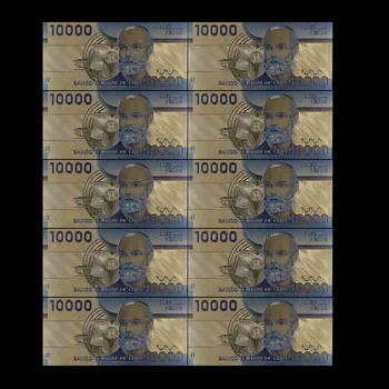10pcs/lot New Products Gold Banknote Chile Banknotes 10000 Pesos Collectibles Banknotes In Golden Plated for Collection Gift
10pcs/lot New Products Gold Banknote Chile Banknotes 10000 Pesos Collectibles Banknotes In Golden Plated for Collection Gift