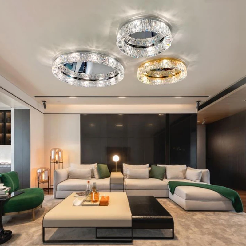 Post-Modern New-Designed RGB crystal Ceiling Lights Minimalist crystal light lving room dinning room restaurant LED ceiling lamp
Post-Modern New-Designed RGB crystal Ceiling Lights Minimalist crystal light lving room dinning room restaurant LED ceiling lamp