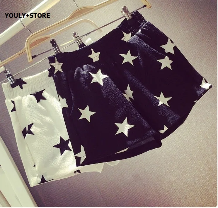 Casual Fashion star printed Elastic waist Hot Shorts Female 2019 Summer Women Beach Loose Leisure wide leg Shorts Plus Size 5XL
Casual Fashion star printed Elastic waist Hot Shorts Female 2019 Summer Women Beach Loose Leisure wide leg Shorts Plus Size 5XL