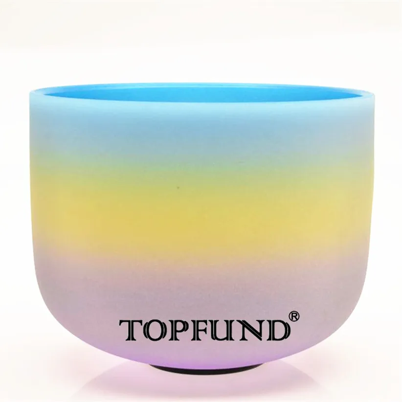 TOPFUND Rainbow Color E Solar Plexus Chakra Frosted Quartz Crystal Singing Bowl 10" With Free Mallet and O-Ring
TOPFUND Rainbow Color E Solar Plexus Chakra Frosted Quartz Crystal Singing Bowl 10" With Free Mallet and O-Ring