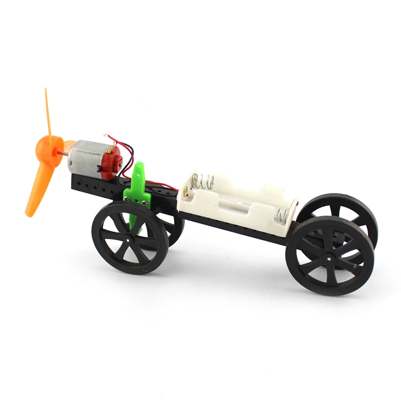 JMT DIY Assembly Wind Power Model Car Electric Motor Drive Assault Propeller 4WD Small Car Science Experiment Student Hand-on
JMT DIY Assembly Wind Power Model Car Electric Motor Drive Assault Propeller 4WD Small Car Science Experiment Student Hand-on