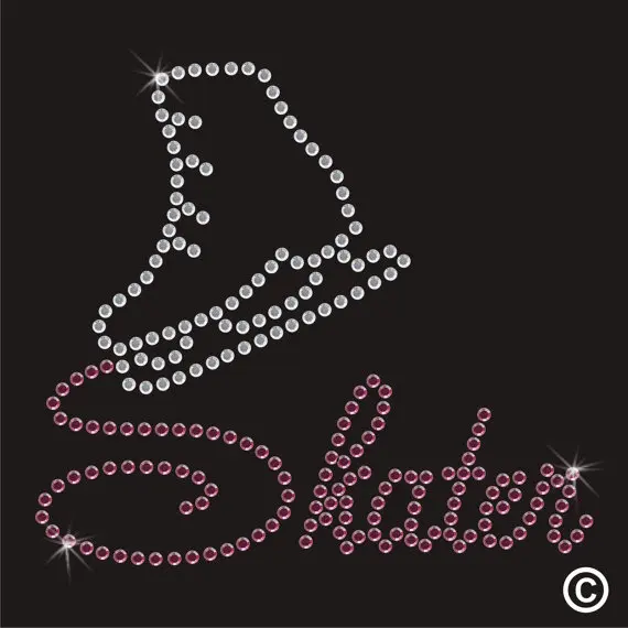 2pc/lot Ice Skater Figure hot fix rhinestone transfer motifs iron on design rhinestone applique patch design hot fix for shirt
2pc/lot Ice Skater Figure hot fix rhinestone transfer motifs iron on design rhinestone applique patch design hot fix for shirt