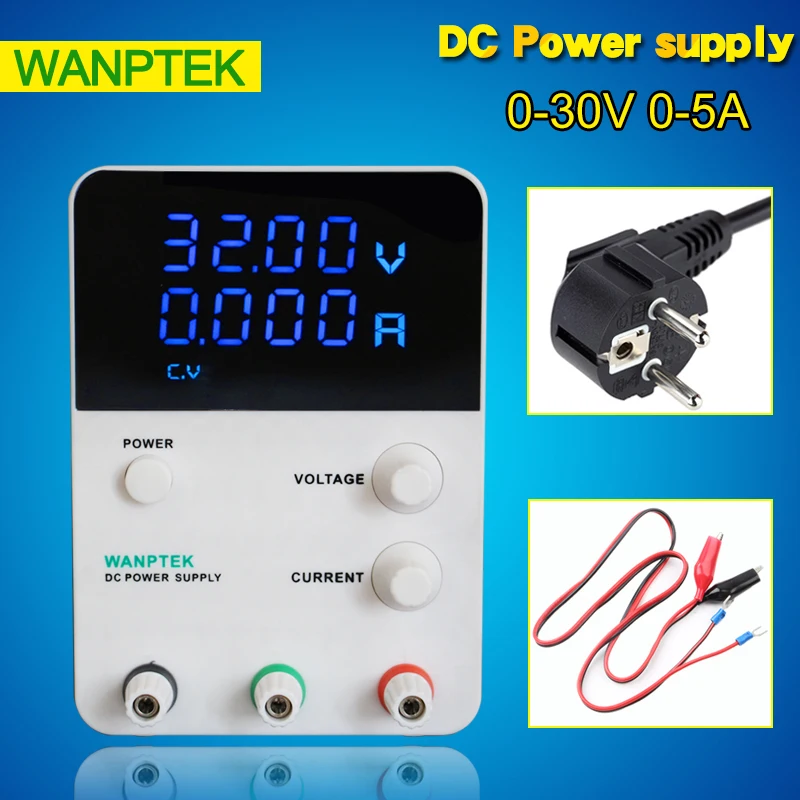 Voltage Regulators GPS305D 30V 5A Switch laboratory DC power supply 0.01V 0.001A Digital Display adjustable Mini DC Power Supply
Voltage Regulators GPS305D 30V 5A Switch laboratory DC power supply 0.01V 0.001A Digital Display adjustable Mini DC Power Supply