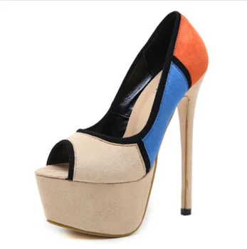 2018 spring and autumn new style European and American Wind foreign trade high heel single shoe fish mouth color sexy shoes my99
2018 spring and autumn new style European and American Wind foreign trade high heel single shoe fish mouth color sexy shoes my99