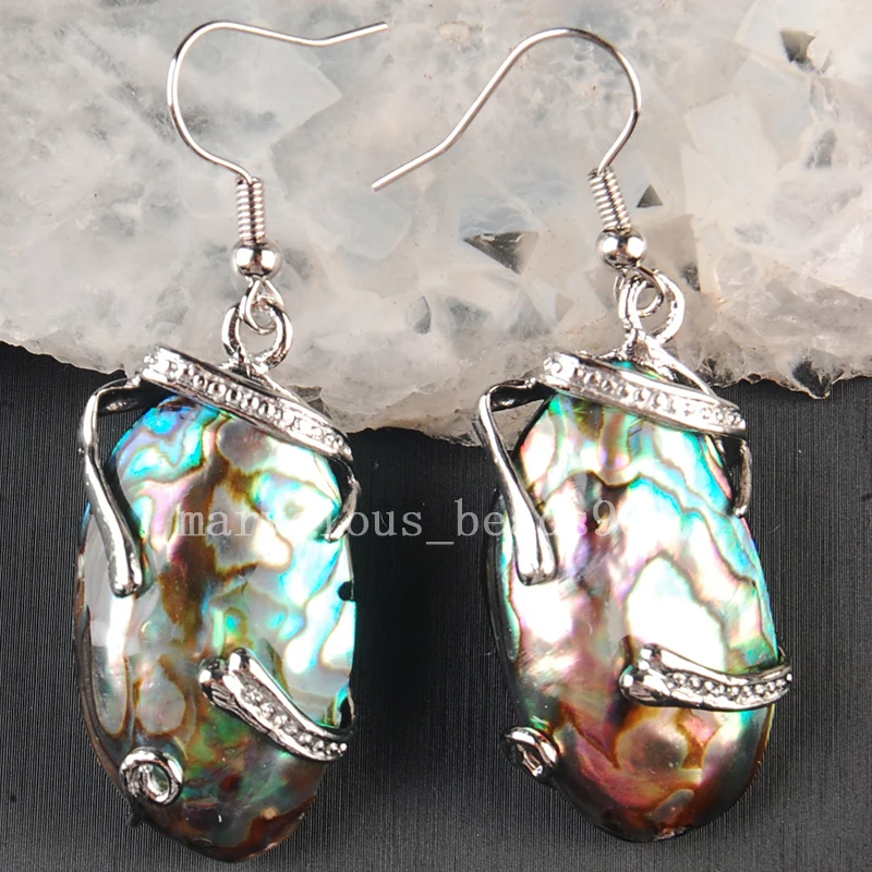 Free shipping Fashion JewelryNatural New Zealand Abalone Shell Art Dangle Earring MC3652
Free shipping Fashion JewelryNatural New Zealand Abalone Shell Art Dangle Earring MC3652