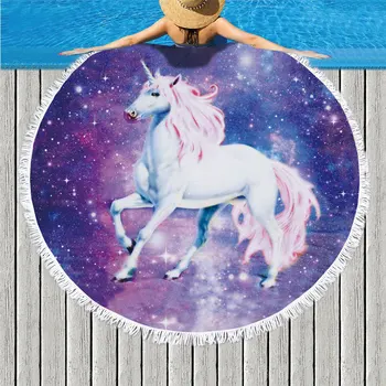 Microfine Real Unicorn Printed Beach Towels for Adults Non Cartoon Women 150cm Round Bath Towel Picnic Mat Hamam Blanket 
Microfine Real Unicorn Printed Beach Towels for Adults Non Cartoon Women 150cm Round Bath Towel Picnic Mat Hamam Blanket