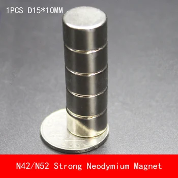 1PCS D15*10mm N42 N52 round Strong rare earth permanent NdFeB magnet plating Nickel Dia 15X10MM
1PCS D15*10mm N42 N52 round Strong rare earth permanent NdFeB magnet plating Nickel Dia 15X10MM