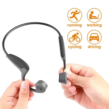Bluetooth 5.0 Wireless Headphones Bone Conduction Earphone Outdoor Sport Headset with MIC
Bluetooth 5.0 Wireless Headphones Bone Conduction Earphone Outdoor Sport Headset with MIC